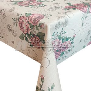 Скатерть хлопковая с теф. пропиткой De Rosa TF-07B 1,37х20м